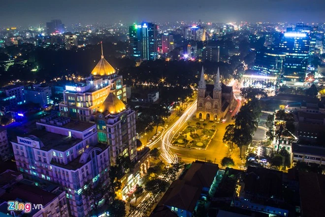 Đêm Sài Gòn đẹp rực rỡ nhìn từ trên cao ảnh 6 Đêm Sài Gòn đẹp rực rỡ nhìn từ trên cao