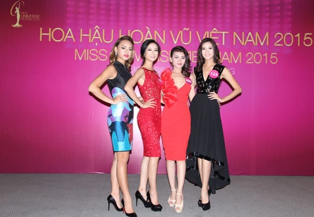 Thí sinh Hoa hậu Hoàn vũ rạng ngời trước ống kính phóng viên ảnh 3 Thí sinh Hoa hậu Hoàn vũ rạng ngời trước ống kính phóng viên ảnh 3