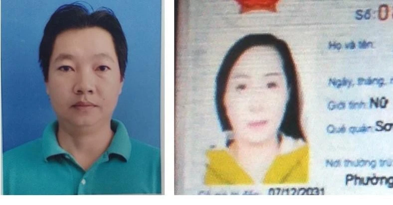 Hai bị can Nguyễn Phú Thuận và Nguyễn Thị Cẩm Hồng. Hai bị can Nguyễn Phú Thuận và Nguyễn Thị Cẩm Hồng.