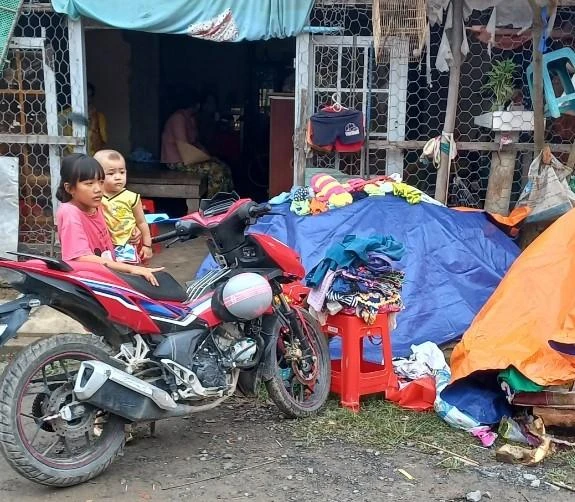 Ngôi nhà của ông Hoàng - nơi xảy ra 4 vụ cháy không rõ nguyên nhân. Ngôi nhà của ông Hoàng - nơi xảy ra 4 vụ cháy không rõ nguyên nhân.