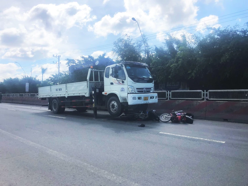 Hiện trường vụ tai nạn. Ảnh: HD Hiện trường vụ tai nạn. Ảnh: HD