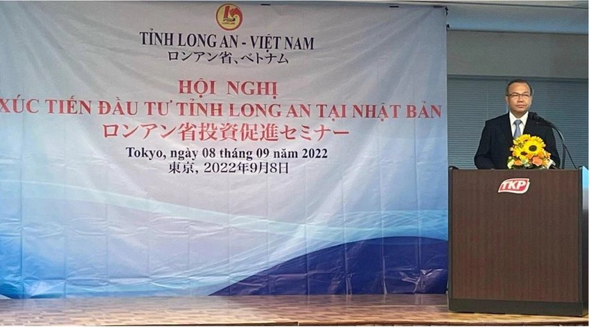Đại sứ đặc mệnh toàn quyền Việt Nam tại Nhật Bản - Vũ Hồng Nam phát biểu tại hội nghị. Ảnh: CTV Đại sứ đặc mệnh toàn quyền Việt Nam tại Nhật Bản - Vũ Hồng Nam phát biểu tại hội nghị. Ảnh: CTV