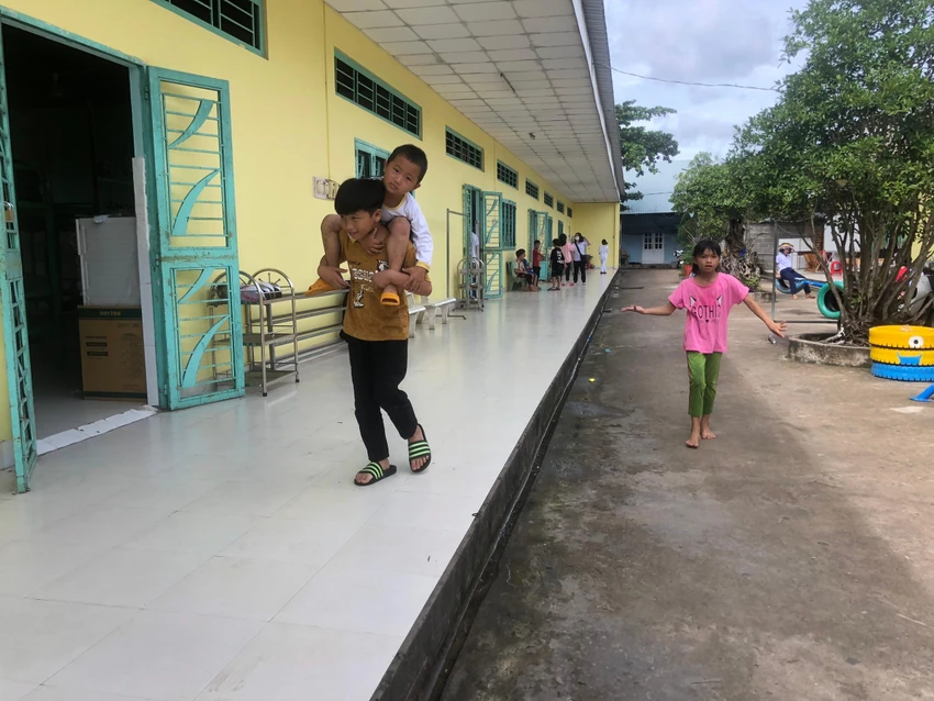 Mái ấm Kim Chi nơi nuôi dạy gần 200 trẻ em cơ nhỡ, có hoàn cảnh khó khăn. Ảnh: HUỲNH DU