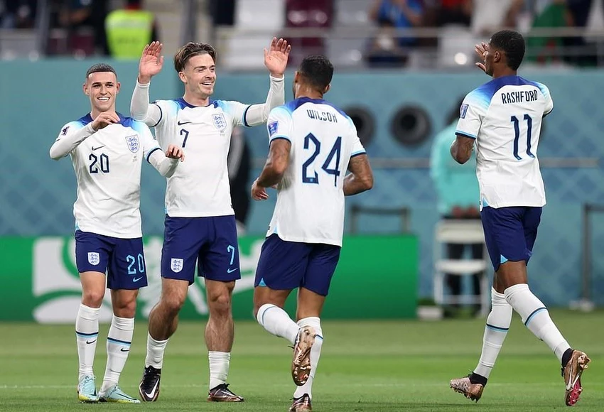 Jack Grealish ghi bàn thắng thứ 6 cho tuyển Anh. Ảnh: Getty Jack Grealish ghi bàn thắng thứ 6 cho tuyển Anh. Ảnh: Getty
