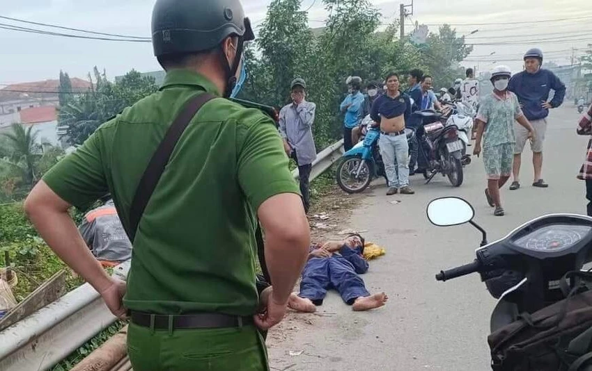 Hiện trường vụ tai nạn. Ảnh : CTV Hiện trường vụ tai nạn. Ảnh : CTV