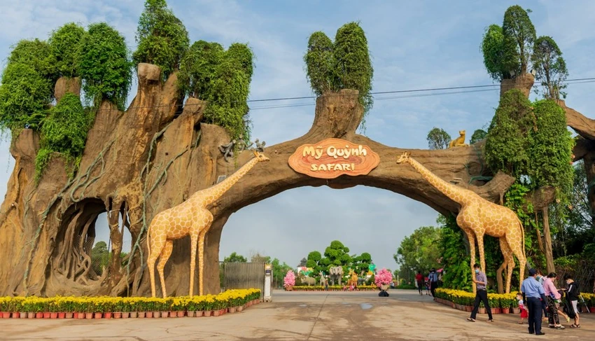Vườn Thú Mỹ Quỳnh Safari đón khoảng 5.000 lượt khách đến tham quan trong dịp tết Nguyên đán. Ảnh: CTV Vườn Thú Mỹ Quỳnh Safari đón khoảng 5.000 lượt khách đến tham quan trong dịp tết Nguyên đán. Ảnh: CTV