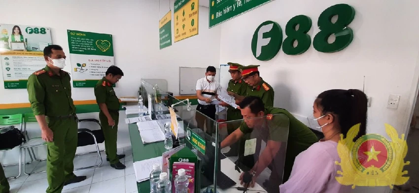 Kiểm tra địa điểm kinh doanh của Công ty cổ phần kinh doanh F88
