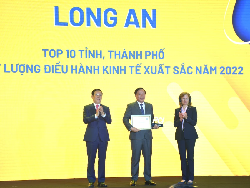 Long An góp mặt trong Top 10 PCI tốt nhất năm 2022. Ảnh: HUỲNH DU Long An góp mặt trong Top 10 PCI tốt nhất năm 2022