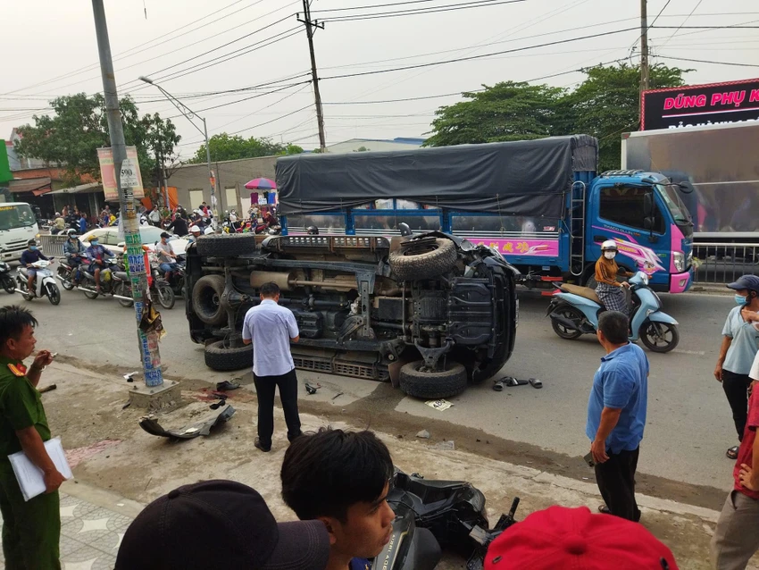 Hiện trường vụ án xảy ra ngày 21-4. Ảnh: CTV Hiện trường vụ án xảy ra ngày 21-4. Ảnh: CTV