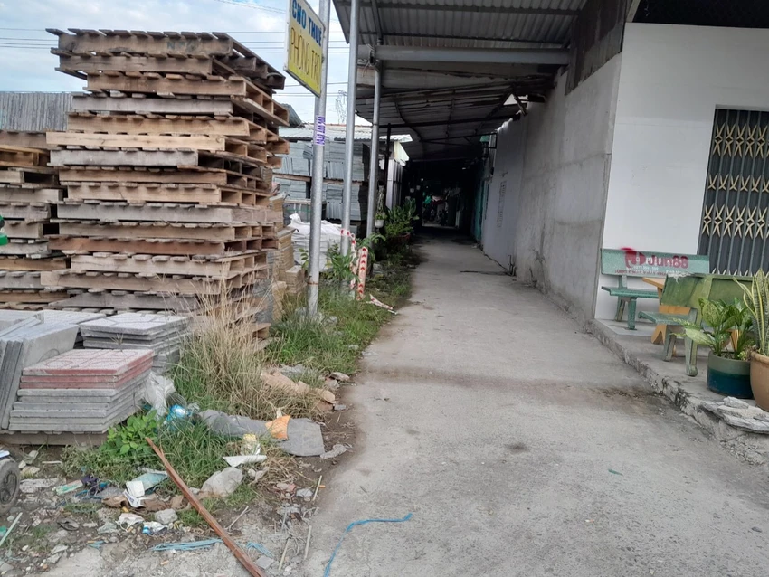 Dãy nhà trọ nơi xảy ra vụ việc. Ảnh: CTV Dãy nhà trọ nơi xảy ra vụ việc. Ảnh: CTV