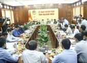 Bộ trưởng Nguyễn Xuân Cường tới Quảng Ngãi chỉ đạo chống bão