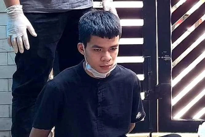 Nghi phạm Trần Thanh Quân bị bắt tại Đà Nẵng. Ảnh: H.H Nghi phạm Trần Thanh Quân bị bắt tại Đà Nẵng. Ảnh: H.H