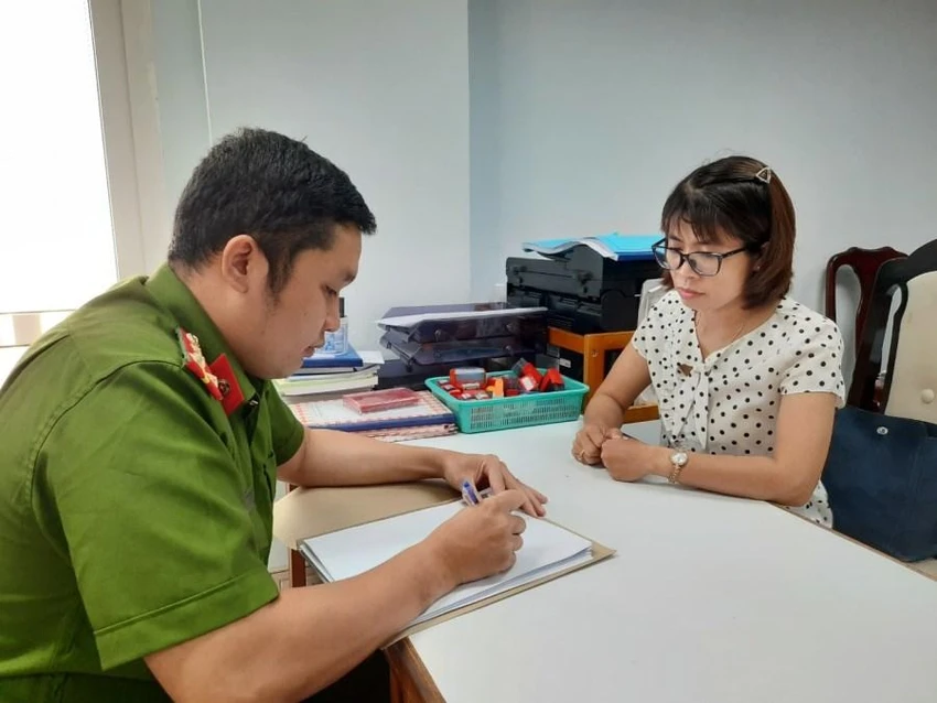 Bị can Nguyễn Thị Thanh Nhàn. Ảnh: H.H Bị can Nguyễn Thị Thanh Nhàn. Ảnh: H.H