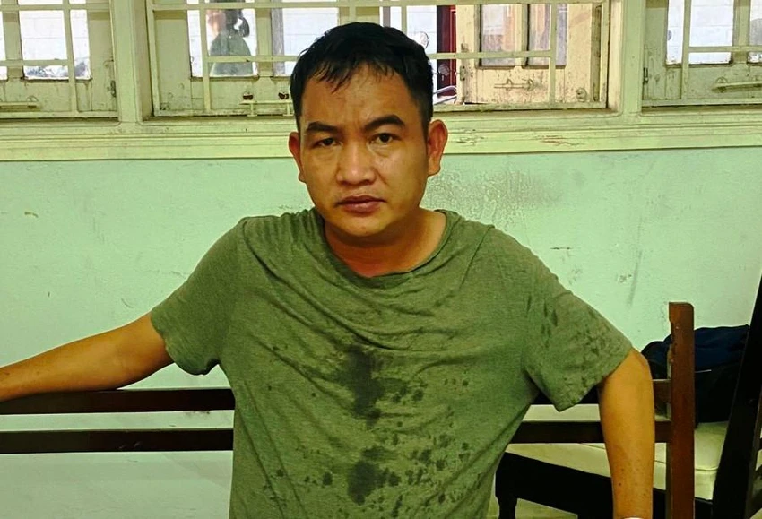 Nghi phạm Châu. Ảnh: H.H Nghi phạm Châu. Ảnh: H.H