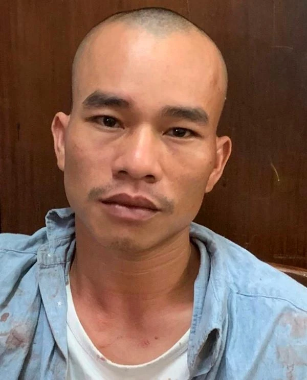 Nghi phạm Hoàng Minh Phong. Ảnh: H.H Nghi phạm Hoàng Minh Phong. Ảnh: H.H