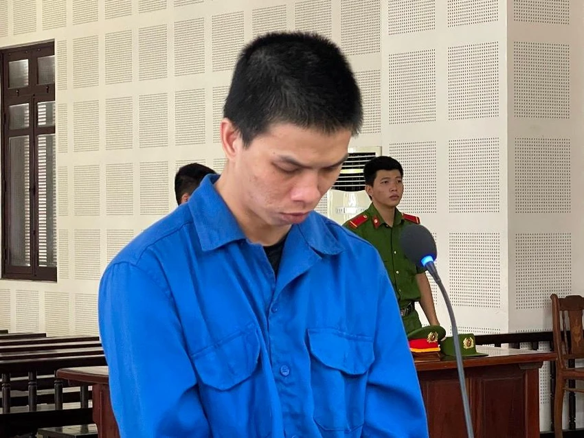 Bị cáo Ngô Quang Tiến. Ảnh: HẢI HIẾU Bị cáo Ngô Quang Tiến. Ảnh: HẢI HIẾU