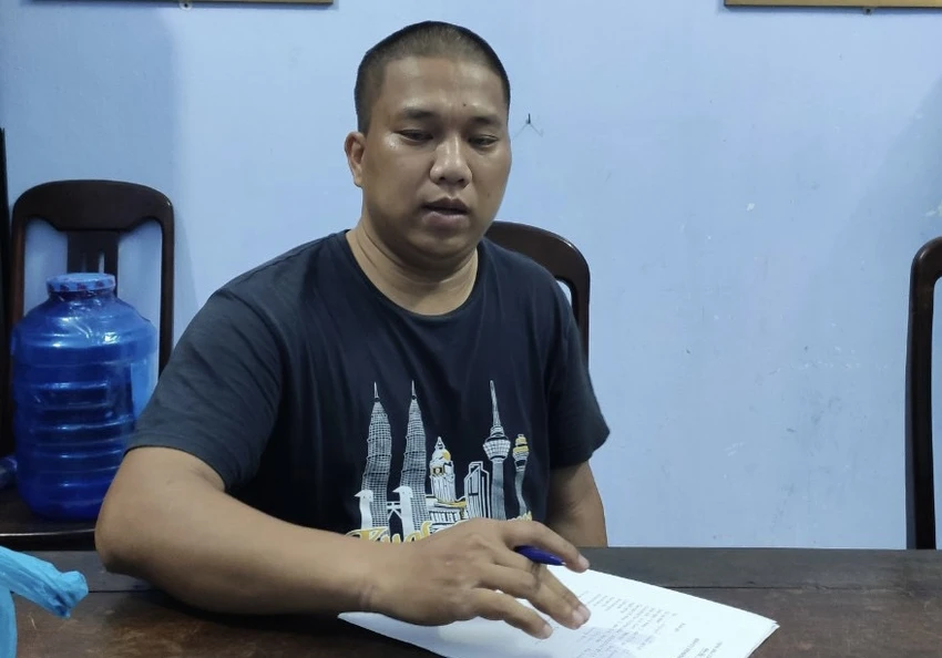 Nghi phạm Nguyễn Quốc Nhựt. Ảnh H.H Nghi phạm Nguyễn Quốc Nhựt. Ảnh H.H