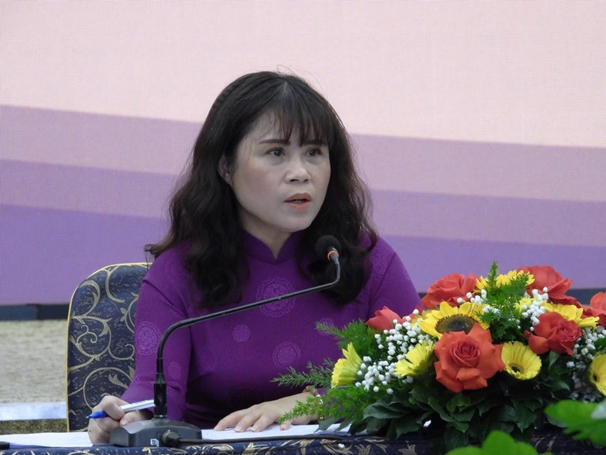 Bà Ninh Thị Thu Hương, Cục trưởng Cục VHCS, Bộ VH-TT &amp; Du lịch. Ảnh: HẢI HIẾU