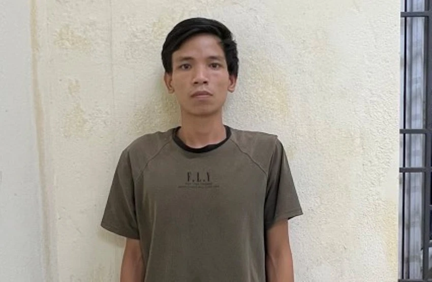 Nghi phạm Đinh Văn Việt. Ảnh: H.H Nghi phạm Đinh Văn Việt. Ảnh: H.H