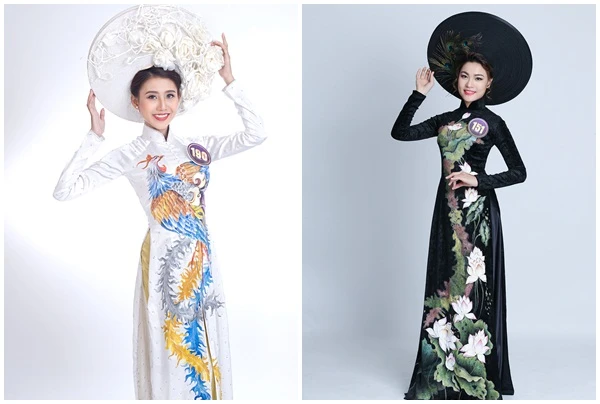 người đẹp của cuộc thi trong các trang phục dân tộc