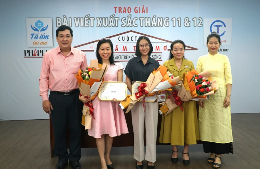 Cuộc thi viết “Tổ ấm tôi mơ” do báo Pháp Luật TP.HCM phối hợp cùng Tập đoàn CT Group tổ chức. Ảnh: HUỲNH THƠ Cuộc thi viết “Tổ ấm tôi mơ” do báo Pháp Luật TP.HCM phối hợp cùng Tập đoàn CT Group tổ chức. Ảnh: HUỲNH THƠ
