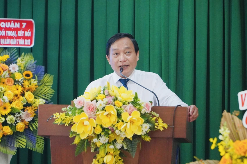 Ông Trần Quốc Xuân, Phó Chủ tịch thường trực UBND quận 7. Ảnh: HUỲNH THƠ Ông Trần Quốc Xuân, Phó Chủ tịch thường trực UBND quận 7. Ảnh: HUỲNH THƠ
