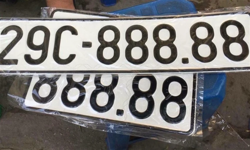 Thông tin từ Bộ Công an, phiên đấu giá biển số xe ô tô đầu tiên sẽ diễn ra vào ngày 20-8-2023. Ảnh: BCA Thông tin từ Bộ Công an, phiên đấu giá biển số xe ô tô đầu tiên sẽ diễn ra vào ngày 20-8-2023. Ảnh: BCA