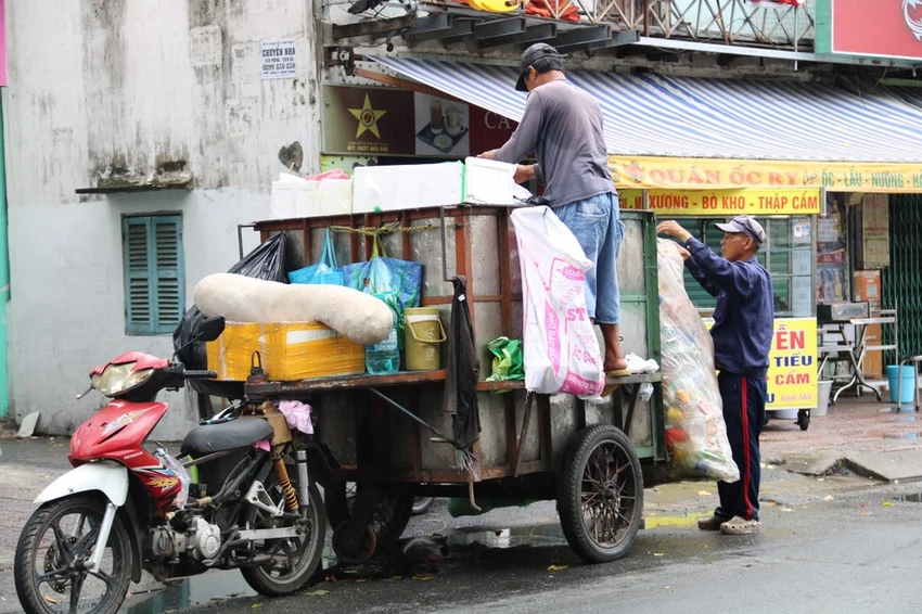 Thu tiền rác qua app
