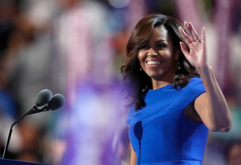Đệ nhất phu nhân Michelle Obama phát biểu tại đêm khai mạc đại hội 25-7 ở Philadelphia. 