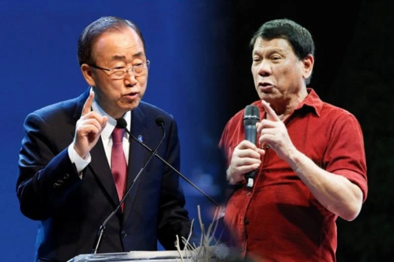 Ông Duterte từ chối gặp ông Ban Ki-moon sau khi ông Ban chỉ trích cuộc truy quét tội phạm ma túy của ông. 