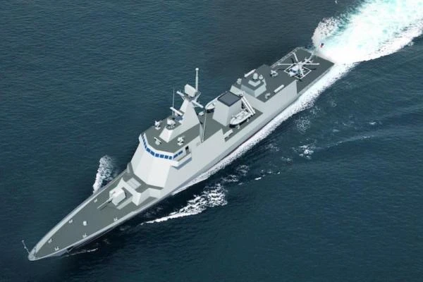 Hình ảnh mô phỏng từ máy tính tàu khu trục tập đoàn Hyundai Heavy Industries sẽ chế tạo cho Philippines. 