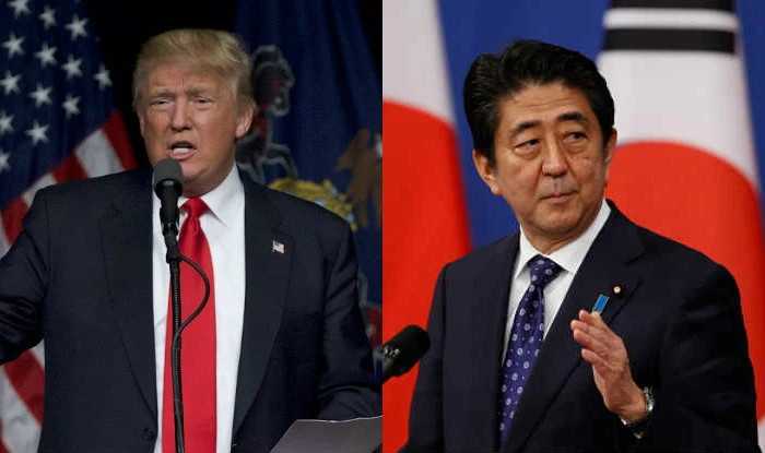 Các quan chức Nhật cho biết chưa được phía ông Trump xác nhận kế hoạch cụ thể cuộc gặp giữa hai ông Trump (trái) và Abe. 