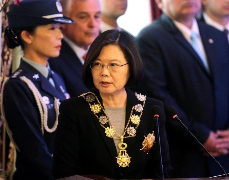 Lãnh đạo Đài Loan Thái Anh Văn. Ảnh: REUTERS 