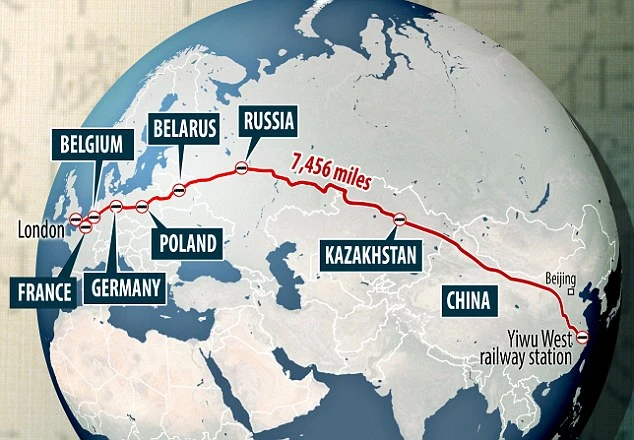Cuộc hành trình dài tới 12.000 km và đi qua 9 quốc gia. Ảnh: DAILY MAIL