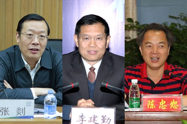 Từ trái qua: Các ông Trương Diệm, Lý Kiến Cần, Trần Trung Thứ. Ảnh: SHANGHAIIST