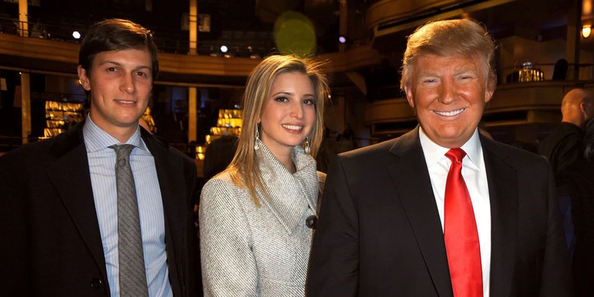 Trump chọn con rể vào Nhà Trắng và lo ngại gia đình trị ảnh 2 Ông Trump (phải) và con rể Jared Kushner, con gái Ivanka Trump. Ảnh: USA TODAY