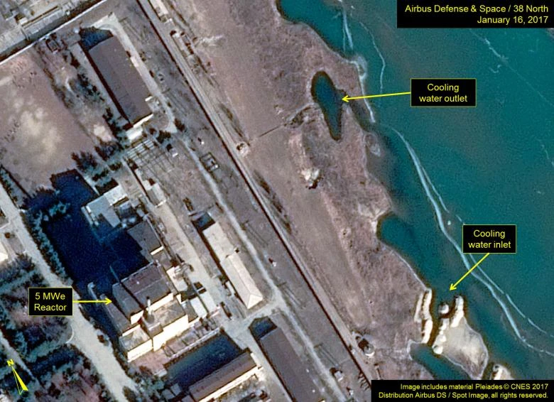 Trung tâm nghiên cứu hạt nhân Yongbyon của Triều Tiên. Ảnh: 38 NORTH.