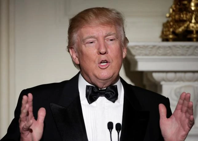 Ông Trump muốn tăng hiện diện ở biển Đông ảnh 1 Tổng thống Mỹ Donald Trump phát biểu tại buổi tiệc với các thống đốc tại Nhà Trắng ngày 26-2. Ảnh: REUTERS
