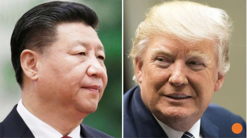 Chủ tịch Trung Quốc Tập Cận Bình (trái) sắp sang Mỹ gặp Tổng thống Mỹ Donald Trump. Ảnh: SCMP