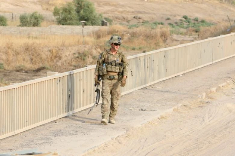 Lính Mỹ tại thị trấn Gwer, tỉnh Kurdistan, đông bắc Iraq năm 2016. Ảnh: REUTERS