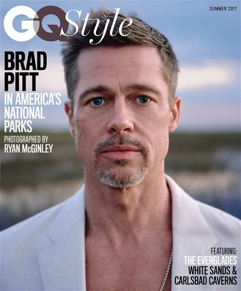 Nam tài tử Brad Pitt trên ấn phẩm mùa hè 2017 của tạp chí GQ Style. Ảnh: TODAY