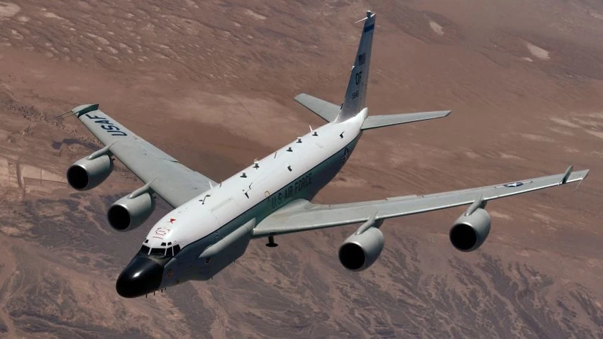 Máy bay do thám RC-135 Rivet Joint của Mỹ. Ảnh: USAF