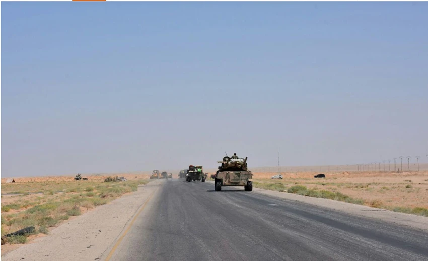 Quân chính phủ Syria thắng thế IS ở tỉnh Deir al Zor (đông Syria) ngày 9-9. Ảnh: REUTERS