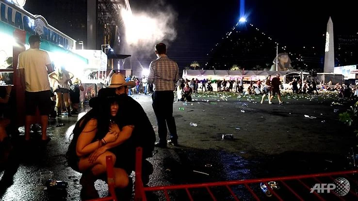 Hiện trường vụ xả súng. Ảnh: AFP