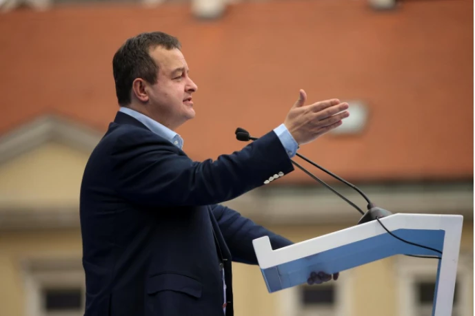 Ngoại trưởng Serbia Ivica Dacic từ chối chọn lựa giữa Mỹ và phương Tây với Nga. Ảnh: REUTERS