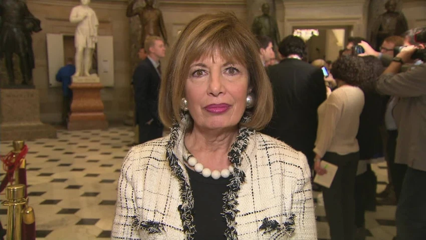 Hạ nghị sĩ Dân chủ Jackie Speier, thành viên Ủy ban Tình báo Hạ viện, người loan tin đồn ông Trump sẽ sa thải ông Mueller. Ảnh: CNN
