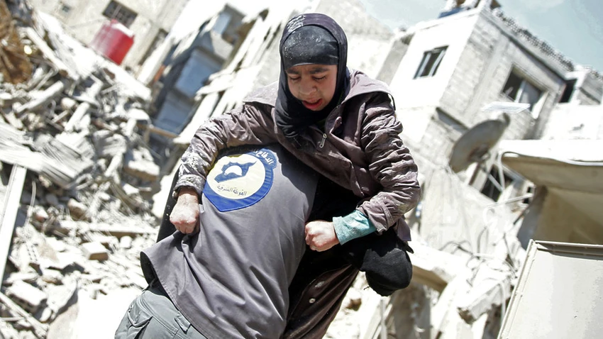 Phần lớn thương vong tại Đông Ghouta là dân thường. Ảnh: GETTY IMAGES