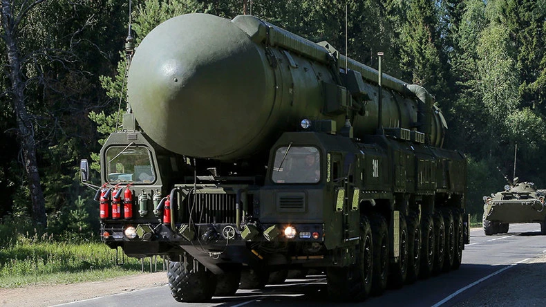 Hệ thống tên lửa đạn đạo xuyên lục địa Yars S-24 của Nga có tầm bắn tới 12.000km. Ảnh: GLOBAL LOOK PRESS