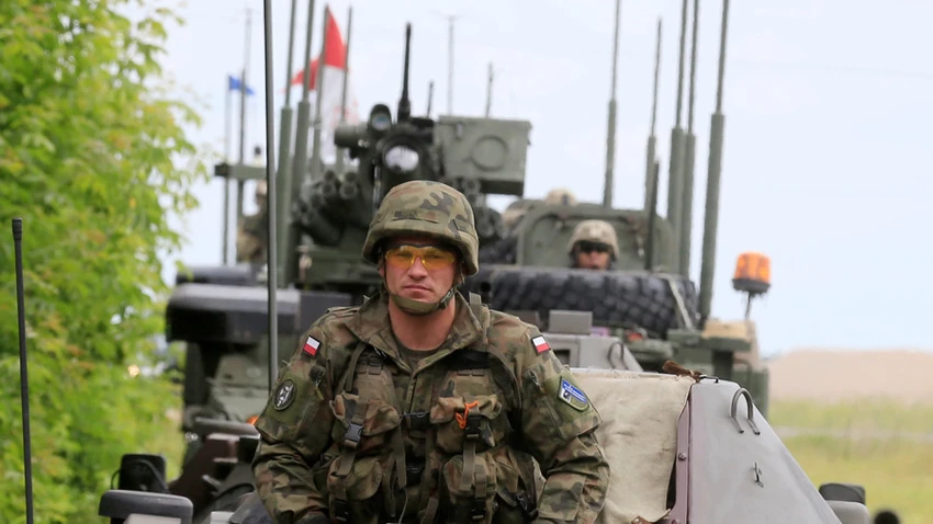 Binh sĩ NATO tại Ba Lan. Ảnh: REUTERS
