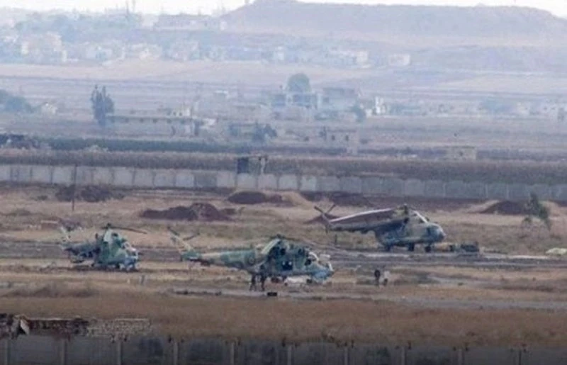 Căn cứ không quân Tiyas của Syria bị tấn công bằng tên lửa trong ngày 9-4, thủ phạm bị nghi là các máy bay Israel. Ảnh: BNP